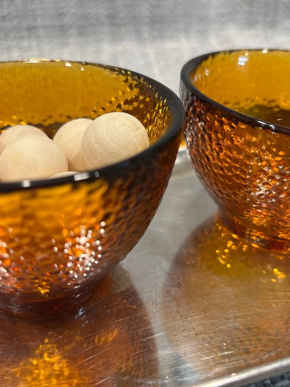 fall theme pouring with orange glass tumblers by idlewild montessori